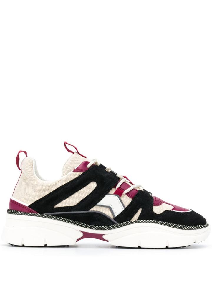 Isabel Marant Lace Up Active Sneakers - Black