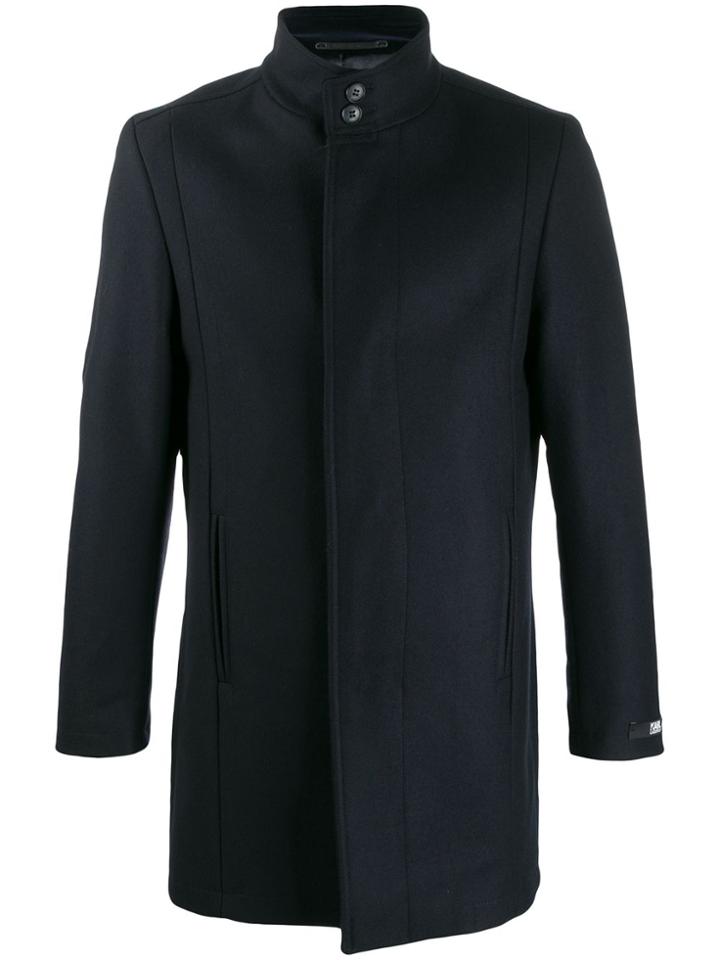 Karl Lagerfeld Tailored Coat - Blue