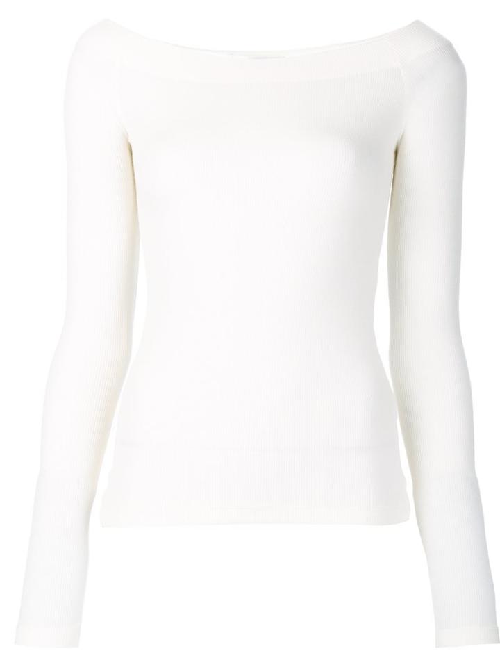 Getting Back To Square One Slash Neck Top