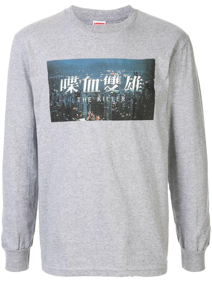 Supreme The Killer Long-sleeved T-shirt - Grey