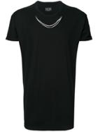 Overcome Chain Detail T-shirt - Black