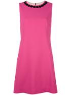 Dolce & Gabbana Shift Dress, Women's, Size: 46, Pink/purple, Cotton/acetate/viscose/spandex/elastane