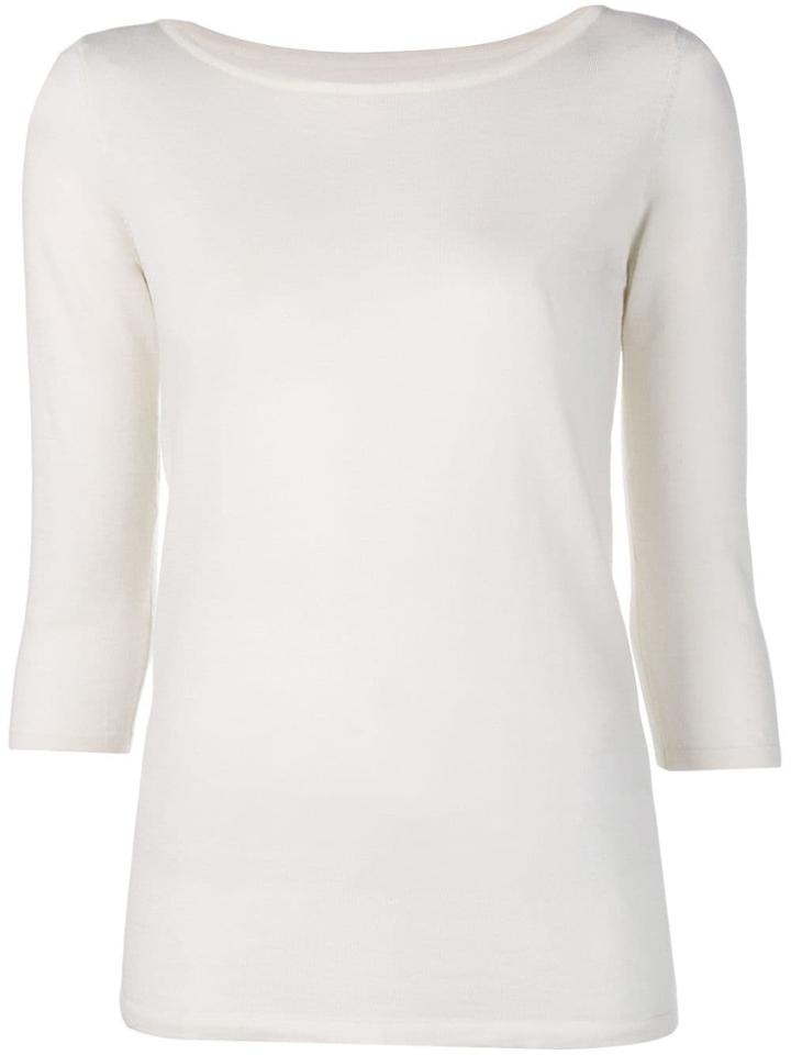 Sottomettimi Fine Knit Sweater - White