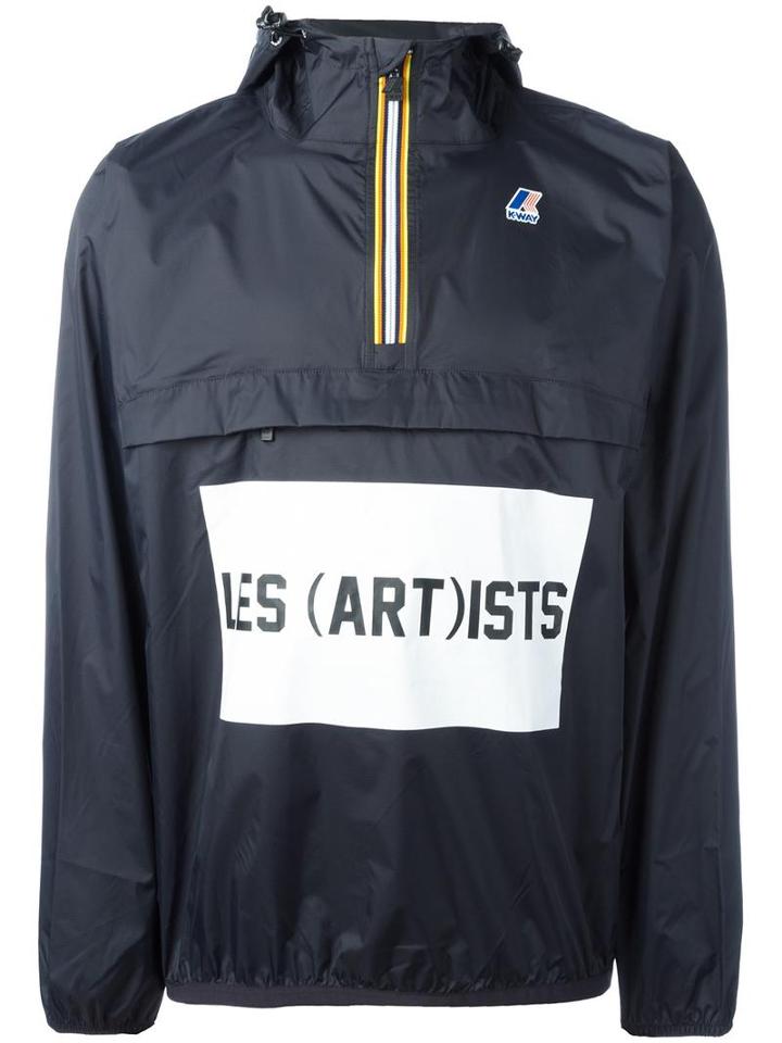 Les (art)ists 'leon' Windbreaker, Men's, Size: Xl, Black, Polyamide