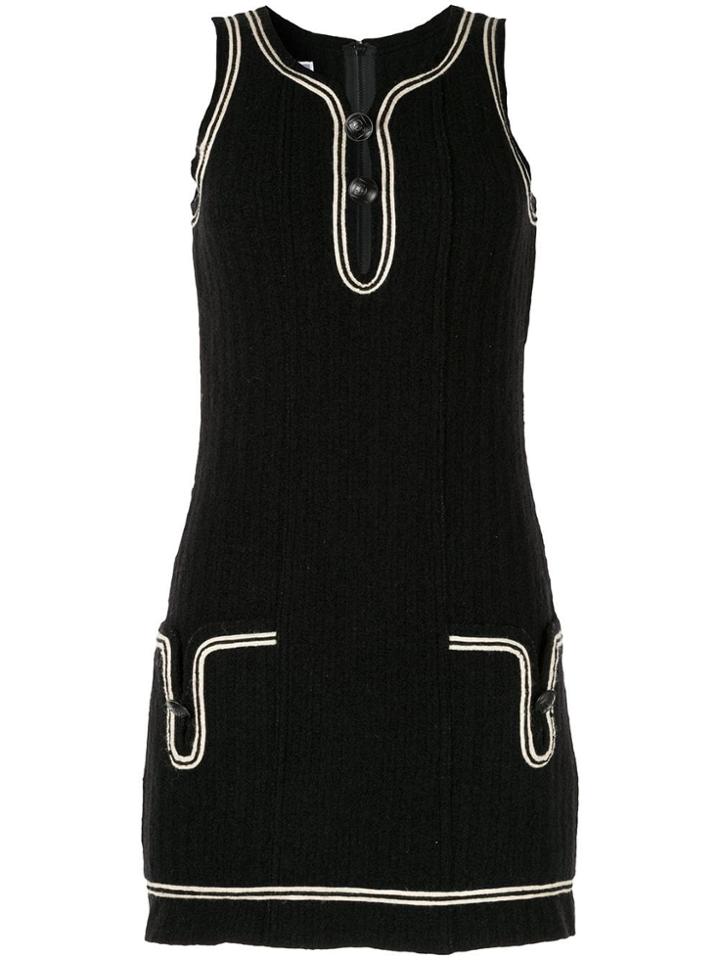 Chanel Pre-owned Sports Line Sleeveless Dress - Black