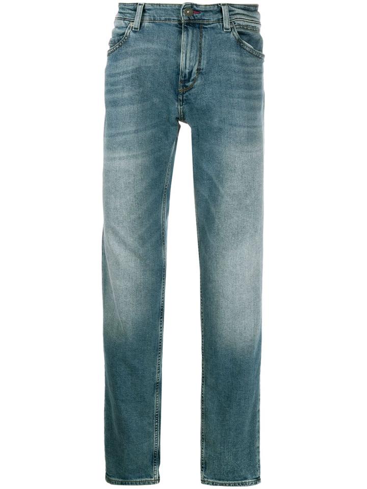 Napapijri Straight-leg Stonewashed Jeans - Blue