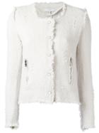 Iro Agnetta Jacket, Women's, Size: 42, White, Cotton