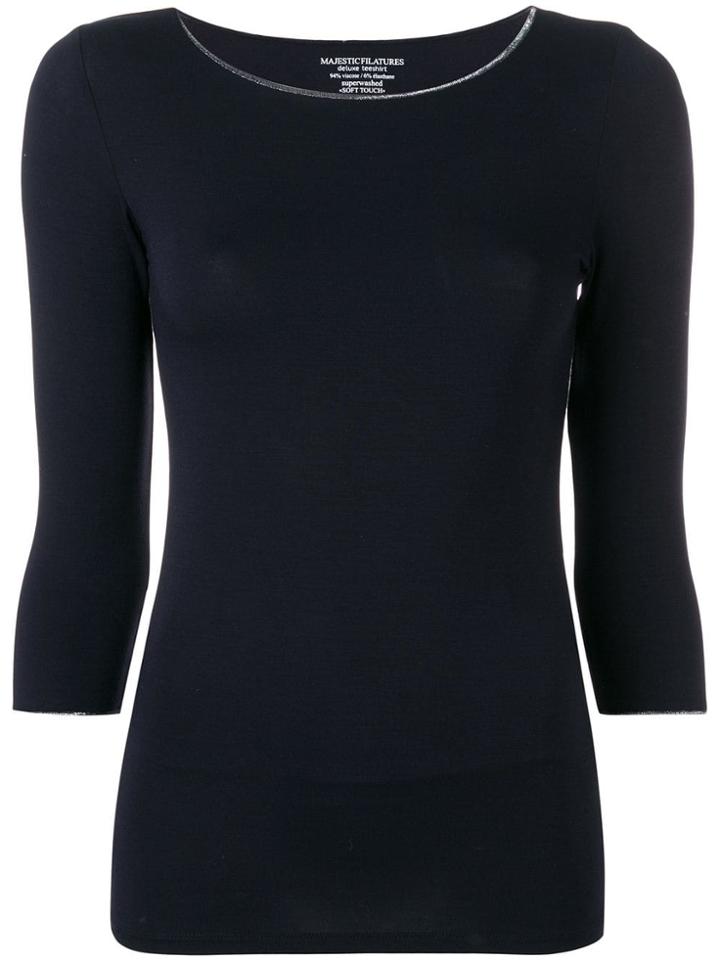 Majestic Filatures Long Sleeved T-shirt - Blue
