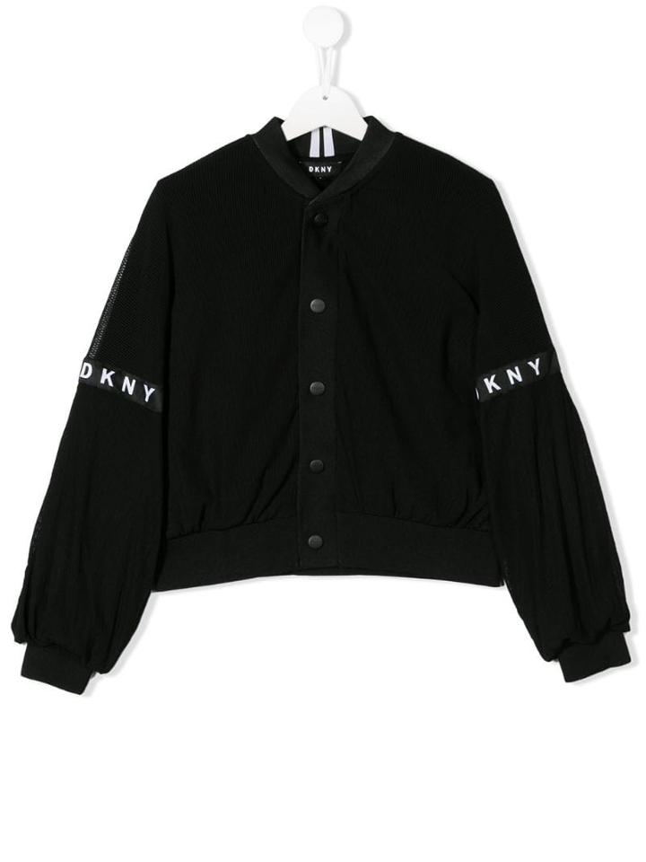 Dkny Kids Snap Button Jacket - Black