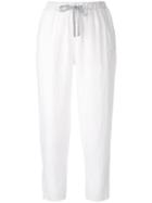 Le Tricot Perugia - Slouch Trousers - Women - Linen/flax - 46, White, Linen/flax