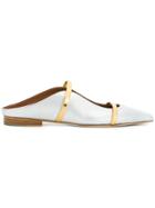 Malone Souliers Maureene Pointed Ballerina Shoes - Metallic