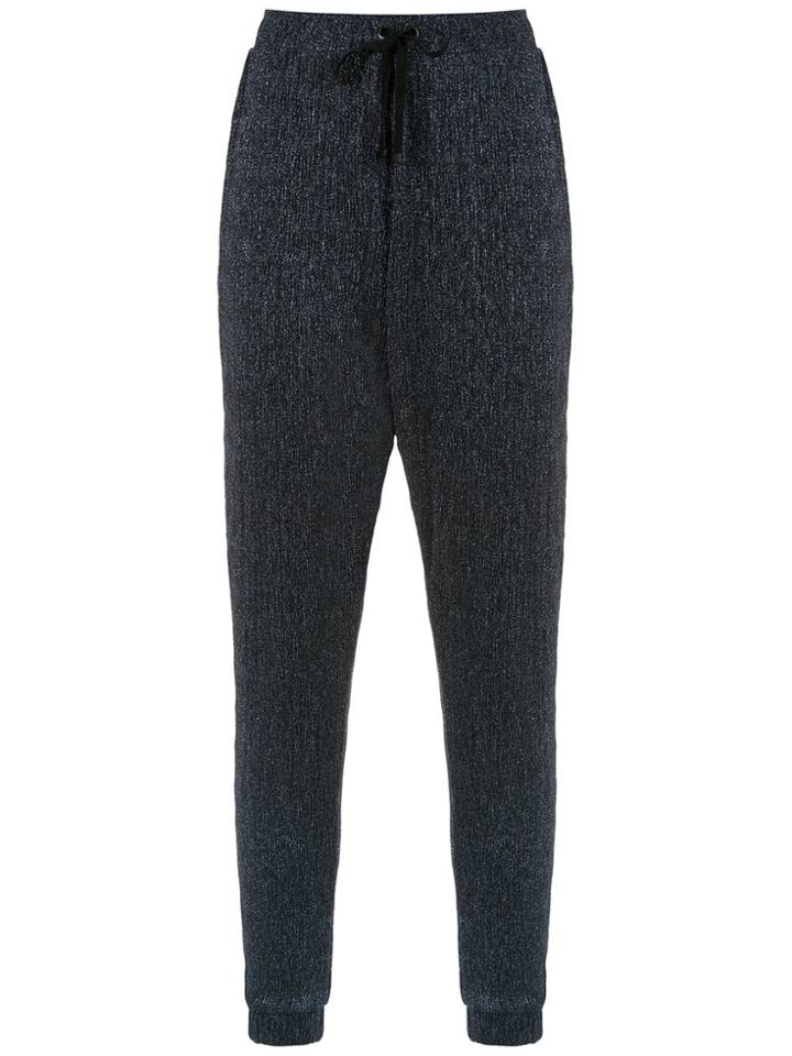 Tufi Duek Knitted Joggers - Blue