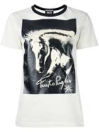 Fausto Puglisi Horse Print Logo T-shirt