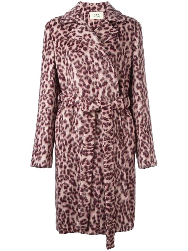 Ports 1961 Leopard Print Coat
