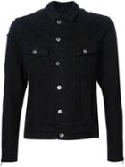 Mr. Completely Denim Jacket, Men's, Size: Large, Black, Cotton