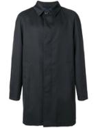 Sealup Buttoned Coat - Blue
