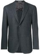 Corneliani Plaid Suit Jacket - Grey