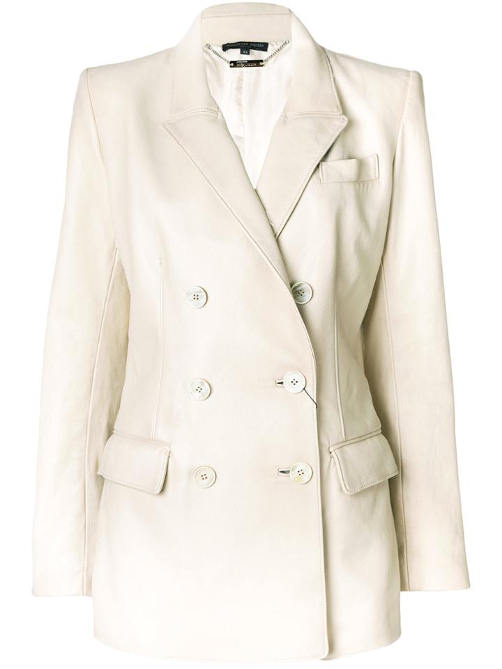 Alexander Mcqueen Double Breasted Jacket - Nude & Neutrals