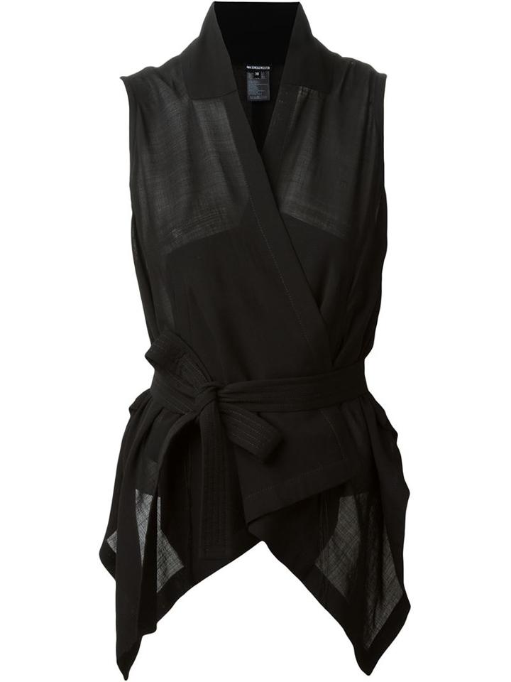 Ann Demeulemeester Sleeveless Wrap Top