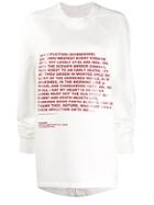 Rick Owens Drkshdw Printed Sweatshirt - White