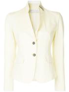 Fabiana Filippi Fitted Tailored Blazer - Yellow