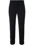 Philosophy Di Lorenzo Serafini Tailored Cropped Trousers, Women's, Size: 44, Black, Rayon/other Fibers