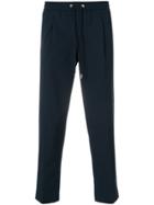 Moncler Cropped Track Trousers - Blue