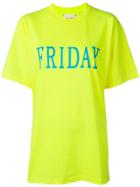 Alberta Ferretti 'friday' Sequined T-shirt - Yellow