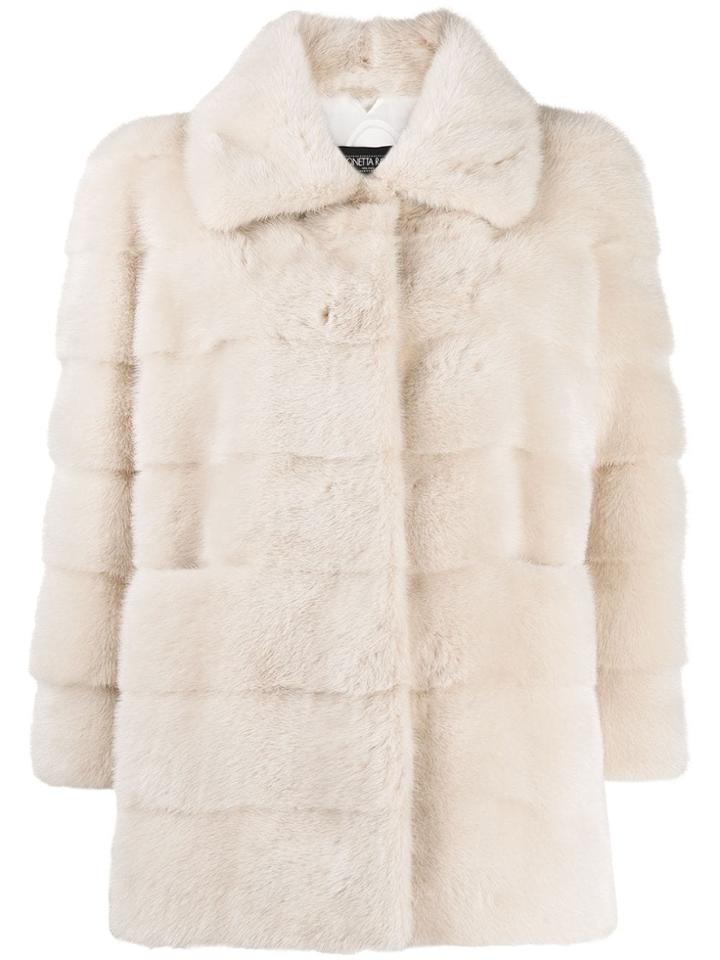 Simonetta Ravizza Elba Short Coat - Neutrals