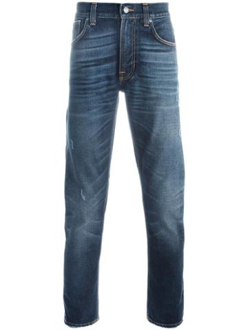 Nudie Jeans Co Slim-fit Jeans, Men's, Size: 33/30, Blue, Cotton/spandex/elastane