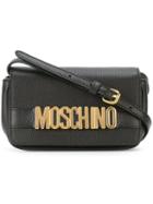 Moschino Logo Crossbody Bag, Women's, Black