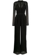 Missoni Lace Sleeve Jumpsuit - Black