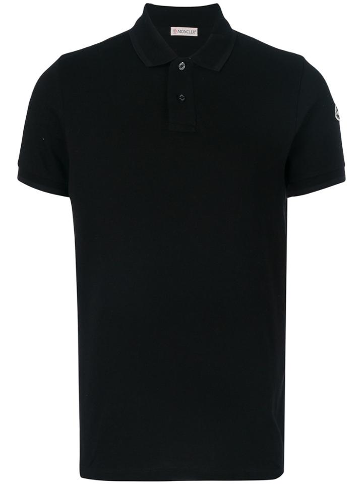 Moncler Classic Polo Top - Black