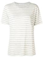 Alexander Wang Striped T-shirt - Grey