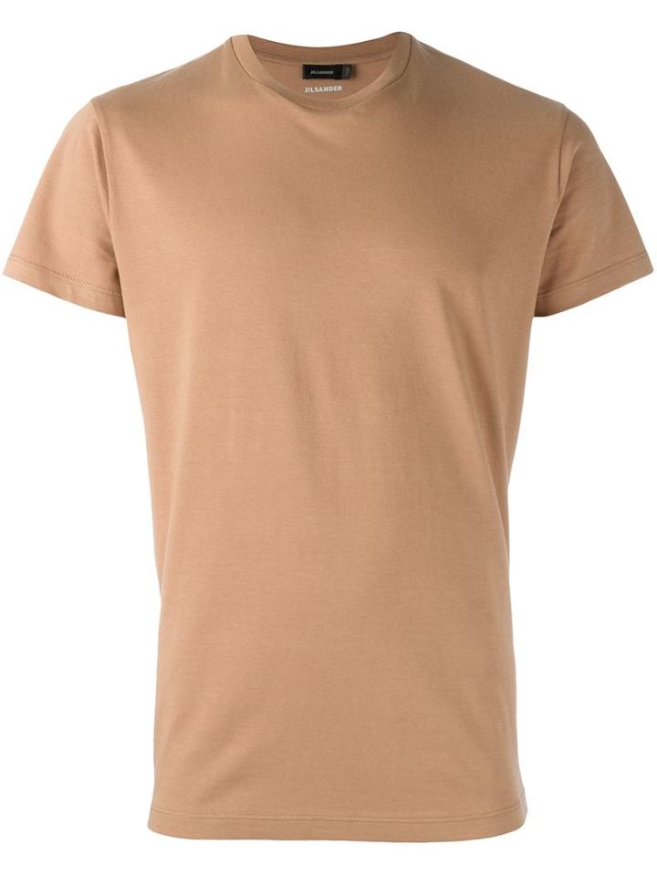 Jil Sander Basic T-shirt, Men's, Size: Small, Nude/neutrals, Cotton