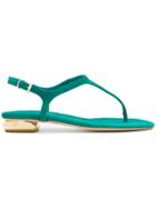 Anna F. Thong Sandals - Green