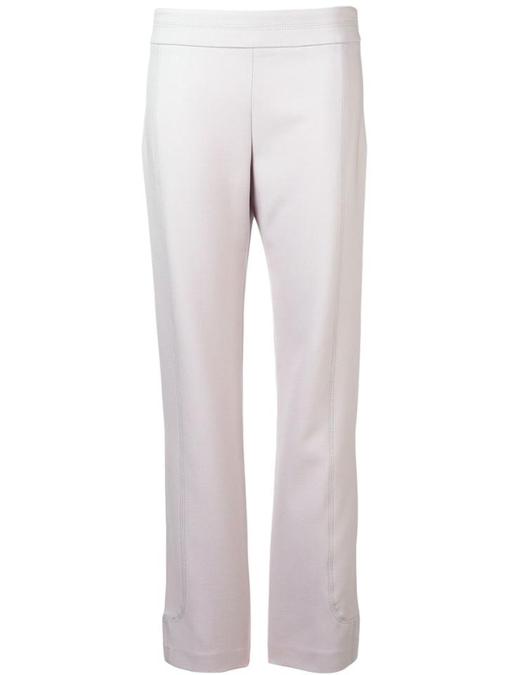 Giorgio Armani Slim Fit Trousers - Grey