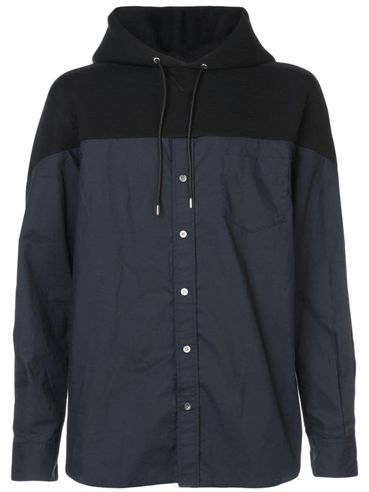 Sacai Fitted Hooded Jacket - Black