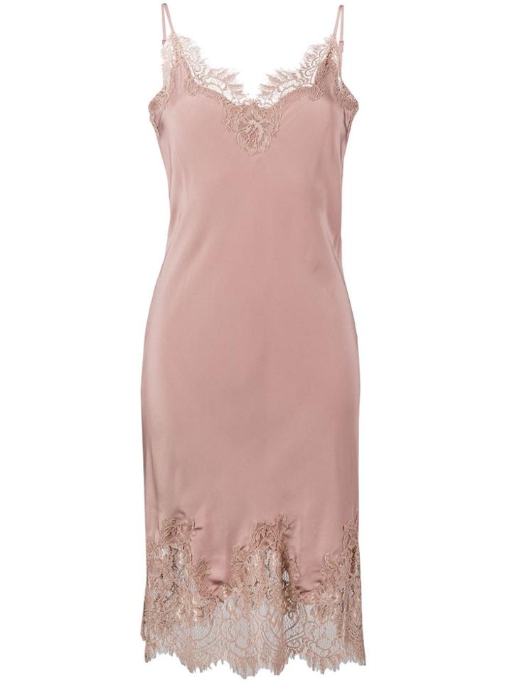 Gold Hawk Coco Slip Dress - Pink & Purple