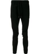 Attachment Skinny-fit Track Pants - Black