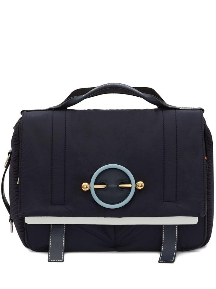 Jw Anderson Nylon Satchel - Blue