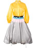Mary Katrantzou Ruched Dress - Yellow & Orange
