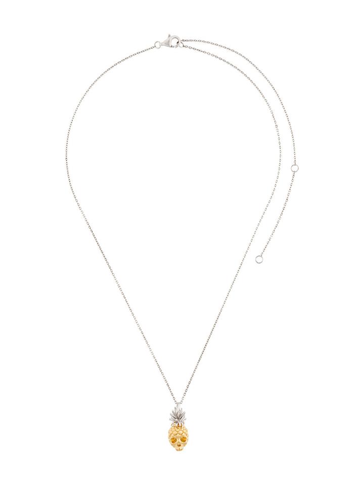 Kasun London Forbidden Pineapple Necklace - Metallic