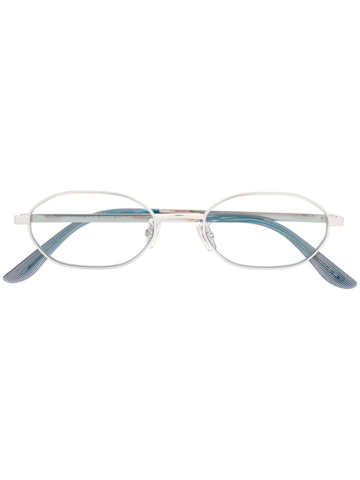 Jimmy Choo Eyewear Round Frame Glasses - Silver