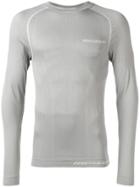 Misbhv Logo Fitted Long-sleeve Top - Grey