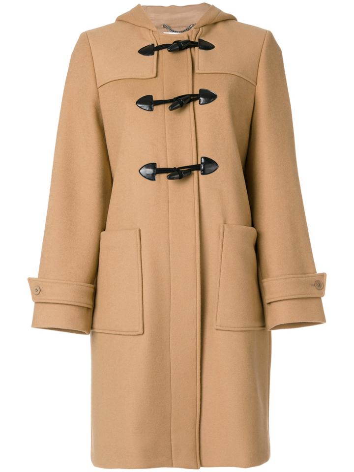 Stella Mccartney Hooded Duffle Coat - Brown