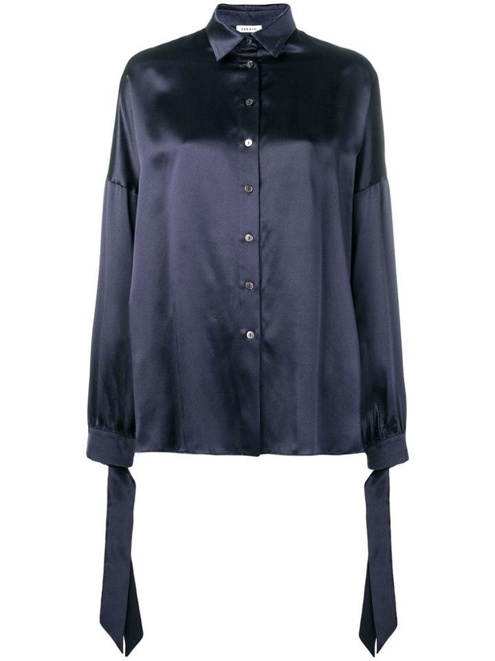 P.a.r.o.s.h. Oversized Shirt - Blue