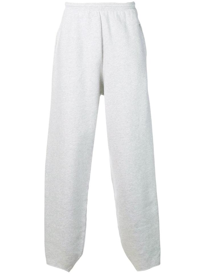 Balenciaga B Embroidered Track Pants - Grey