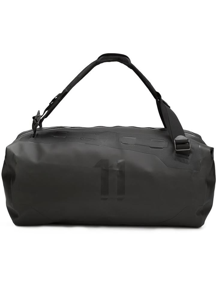 11 By Boris Bidjan Saberi Logo Duffle Bag, Black, Polyurethane