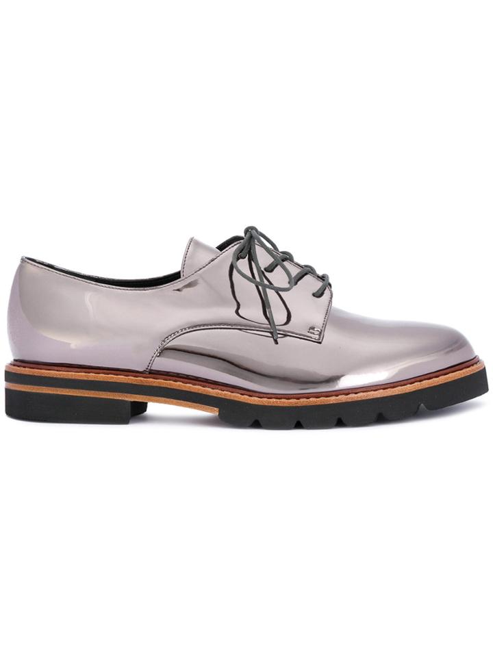 Stuart Weitzman Lace-up Shoes - Metallic